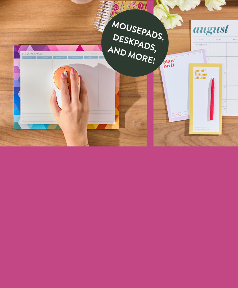 Collection of new mousepads, deskpads and more. Click to shop now.