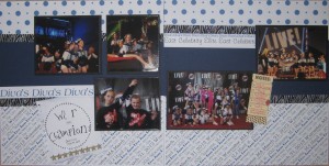 scrapbooking layout we are the champions
