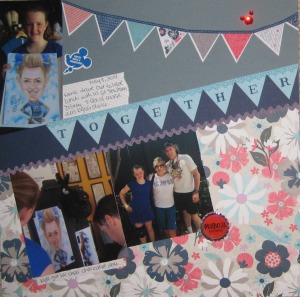scrapbooking layout - together