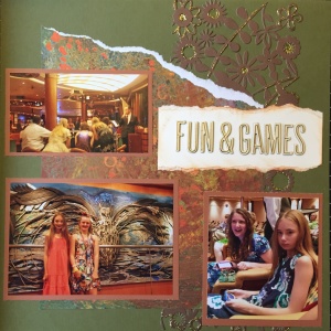 scrapbooking layout fun and games